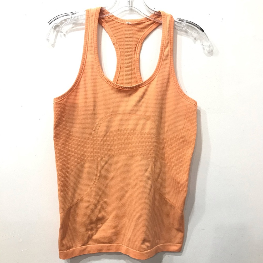 Lululemon Swiftly Tank Top Size 8 Orange